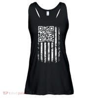 Funny Qr Scan Me President Trump 4547 Trump Dancing Code Ladies Essential Flowy Tank thumb 0