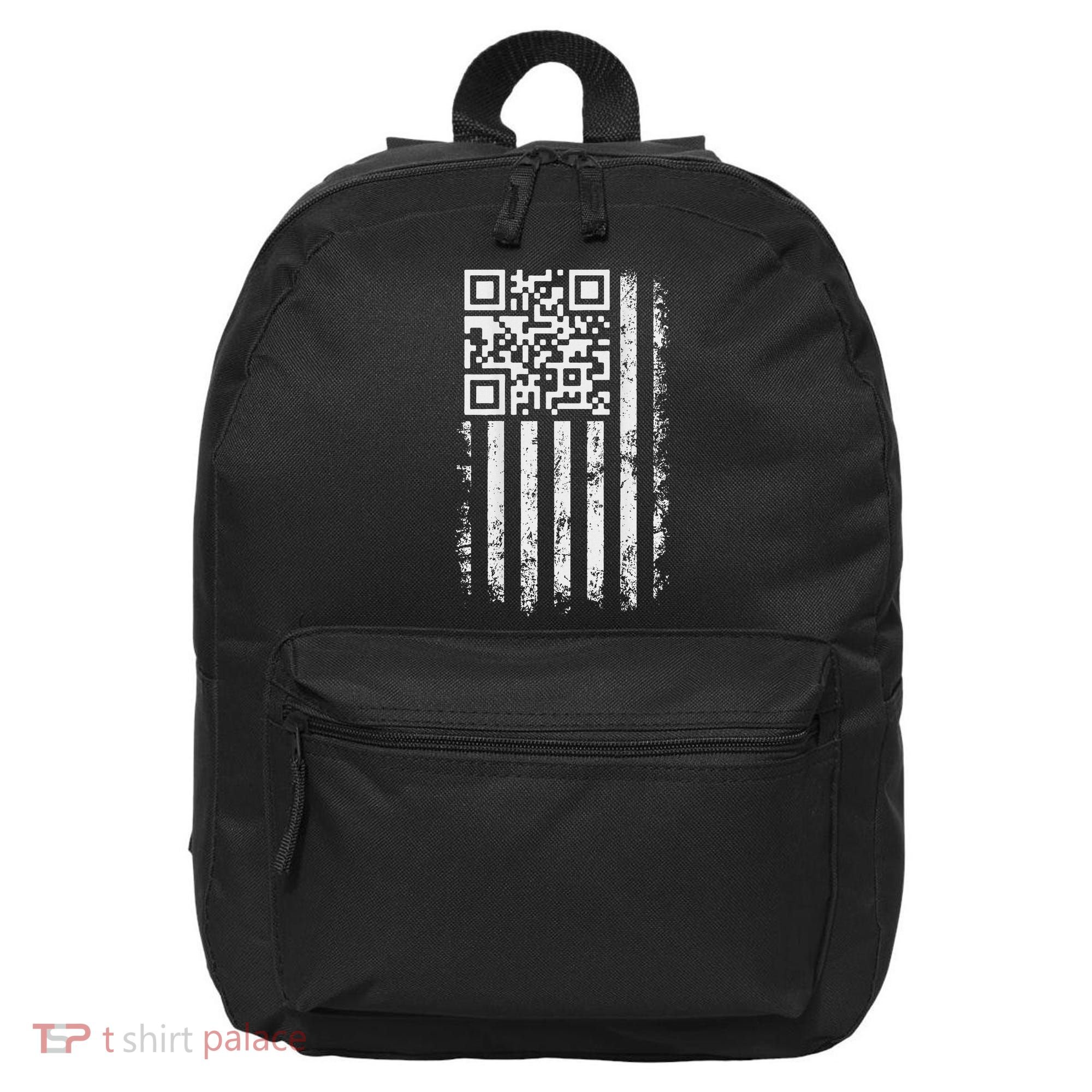 Funny Qr Scan Me President Trump 4547 Trump Dancing Code 16 in Basic Backpack
