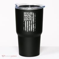 Funny Qr Scan Me President Trump 4547 Trump Dancing Code Tumbler thumb 0