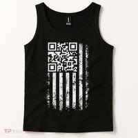 Funny Qr Scan Me President Trump 4547 Trump Dancing Code Tank Top thumb 2