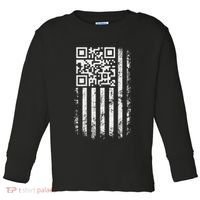Funny Qr Scan Me President Trump 4547 Trump Dancing Code Toddler Long Sleeve Shirt thumb 0
