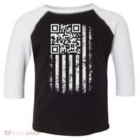 Funny Qr Scan Me President Trump 4547 Trump Dancing Code Toddler Fine Jersey T-Shirt thumb 0
