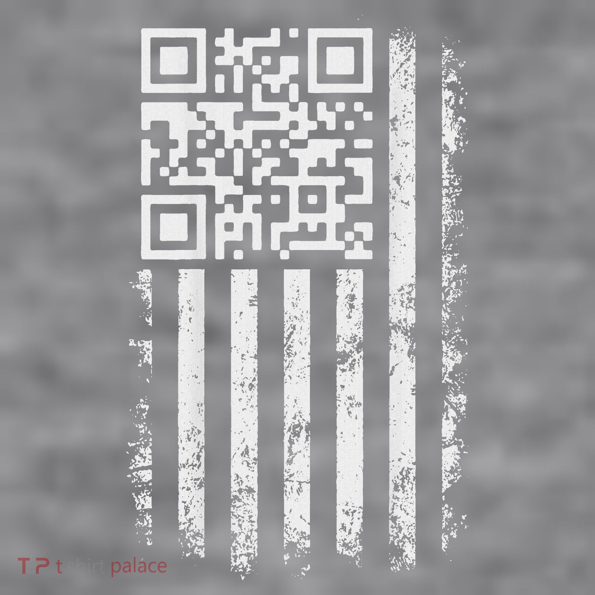 Funny Qr Scan Me President Trump 4547 Trump Dancing Code Women's Racerback Cropped Tank