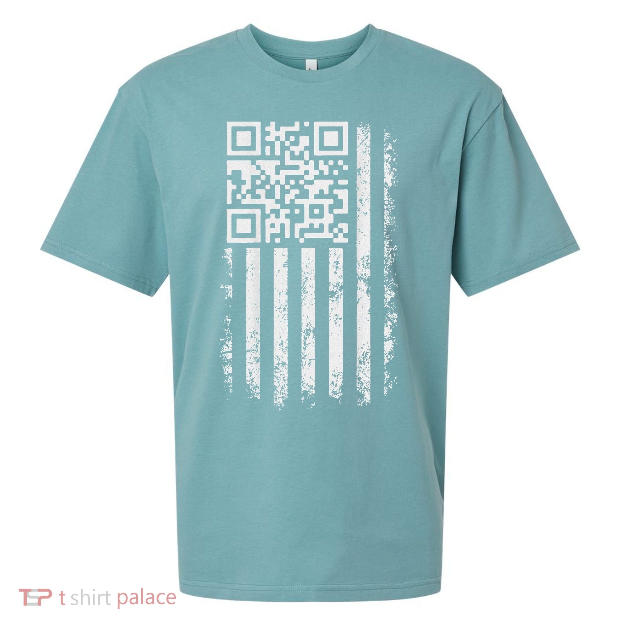 Funny Qr Scan Me President Trump 4547 Trump Dancing Code Sueded Cloud Jersey T-Shirt