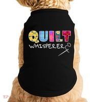Funny Quilt Whisperer Quilting Saying Quote Sewing Gift Idea Great Gift Doggie Tank thumb 0