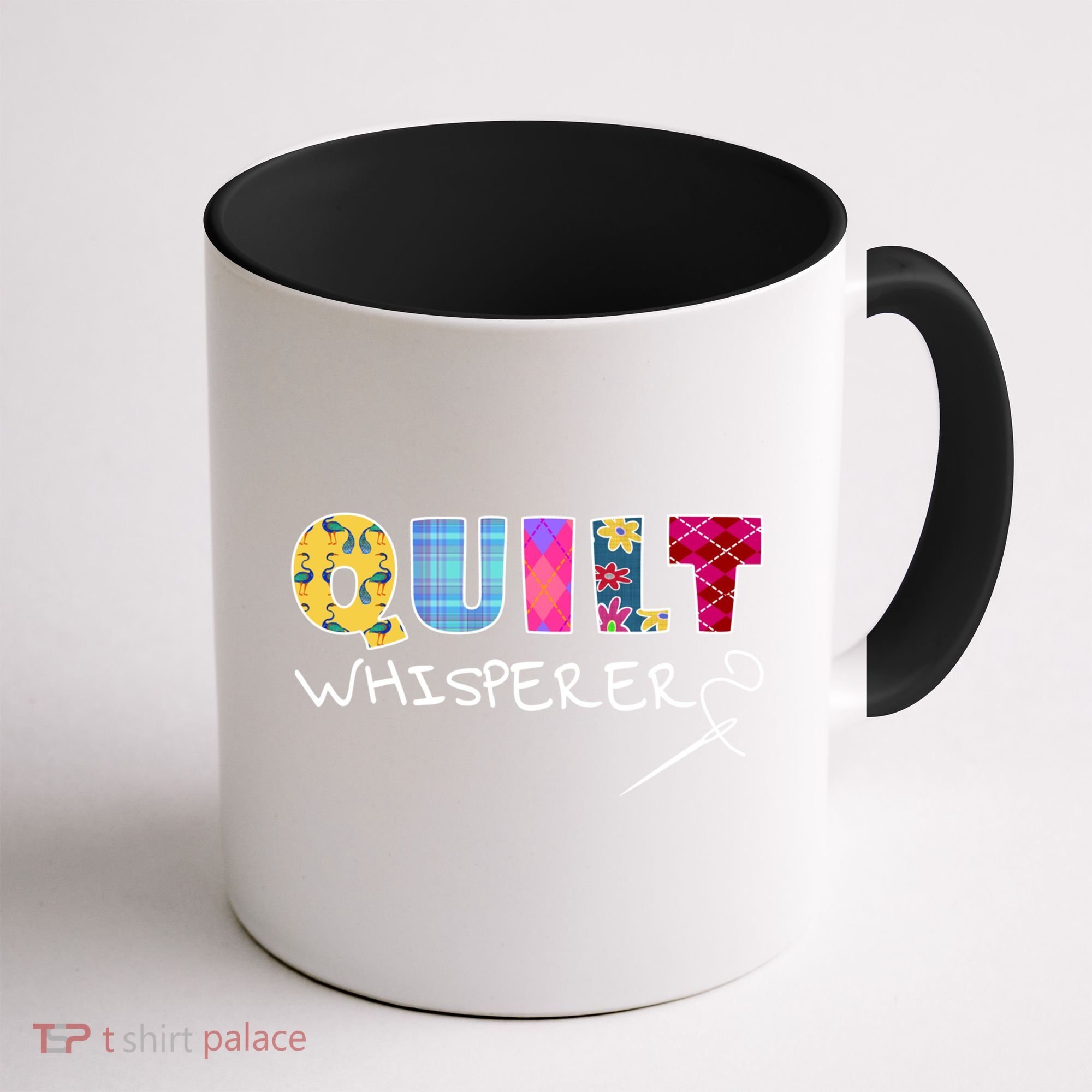 Funny Quilt Whisperer Quilting Saying Quote Sewing Gift Idea Great Gift Coffee Mug