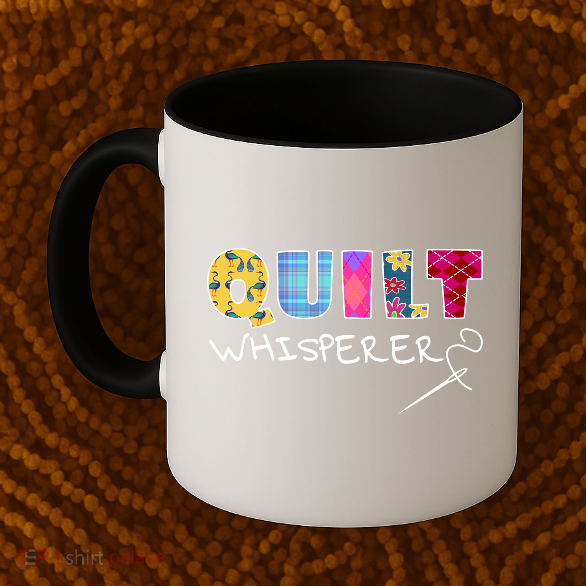 Funny Quilt Whisperer Quilting Saying Quote Sewing Gift Idea Great Gift Coffee Mug
