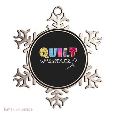 Funny Quilt Whisperer Quilting Saying Quote Sewing Gift Idea Great Gift Ornament
