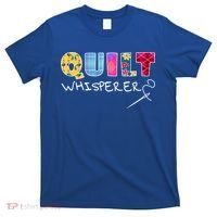 Funny Quilt Whisperer Quilting Saying Quote Sewing Gift Idea Great Gift T-Shirt thumb 0