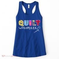 Funny Quilt Whisperer Quilting Saying Quote Sewing Gift Idea Great Gift Women's Tank Top thumb 0