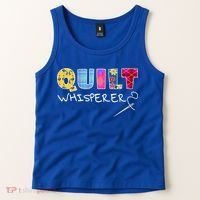 Funny Quilt Whisperer Quilting Saying Quote Sewing Gift Idea Great Gift Tank Top thumb 2