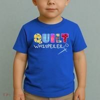 Funny Quilt Whisperer Quilting Saying Quote Sewing Gift Idea Great Gift Toddler T-Shirt thumb 2