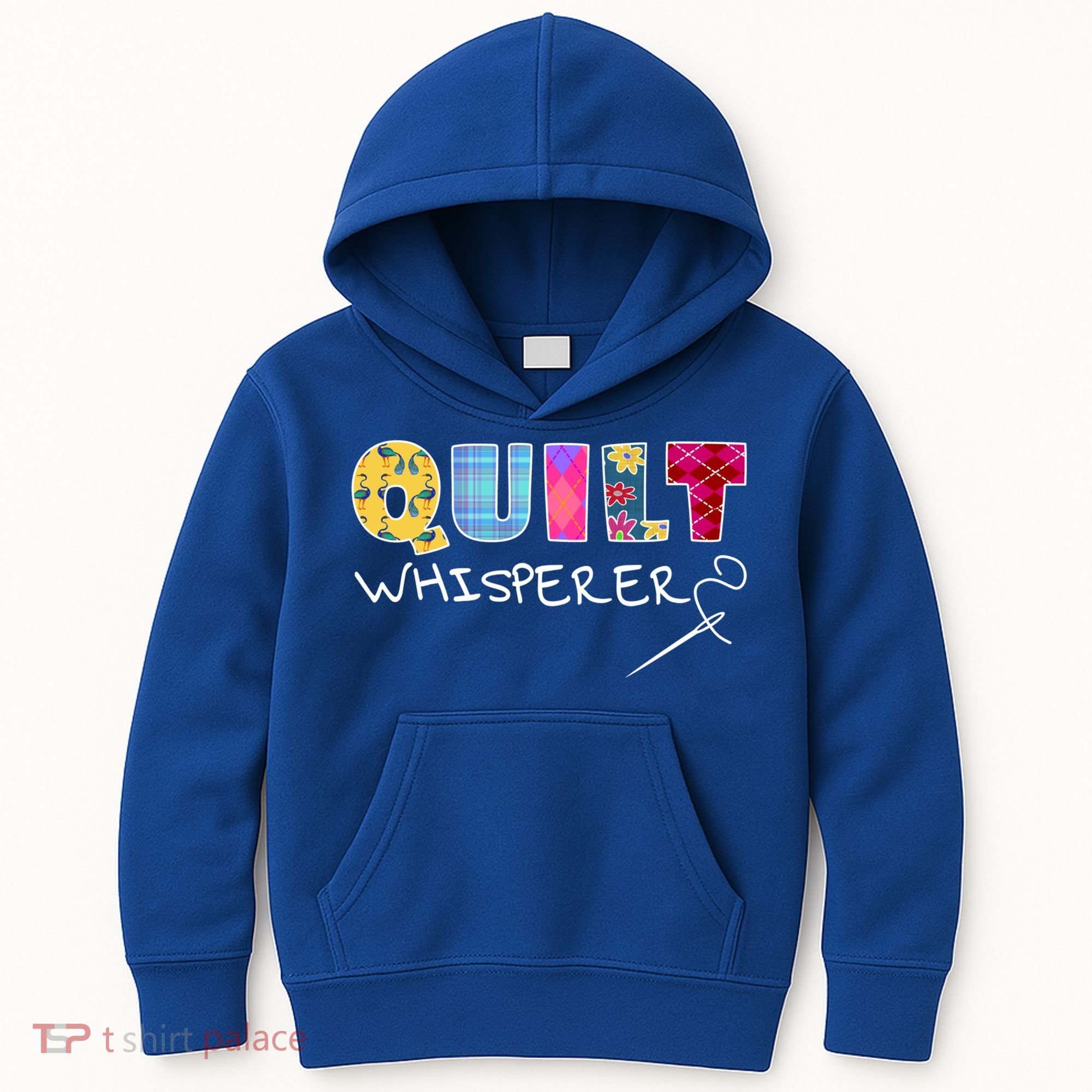 Funny Quilt Whisperer Quilting Saying Quote Sewing Gift Idea Great Gift Kids Hoodie