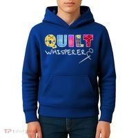 Funny Quilt Whisperer Quilting Saying Quote Sewing Gift Idea Great Gift Kids Hoodie thumb 4
