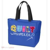 Funny Quilt Whisperer Quilting Saying Quote Sewing Gift Idea Great Gift Tote Bag thumb 3