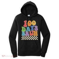 Funny Retro 100 Days Bruh 100 Days Of School Women's Hoodie thumb 0