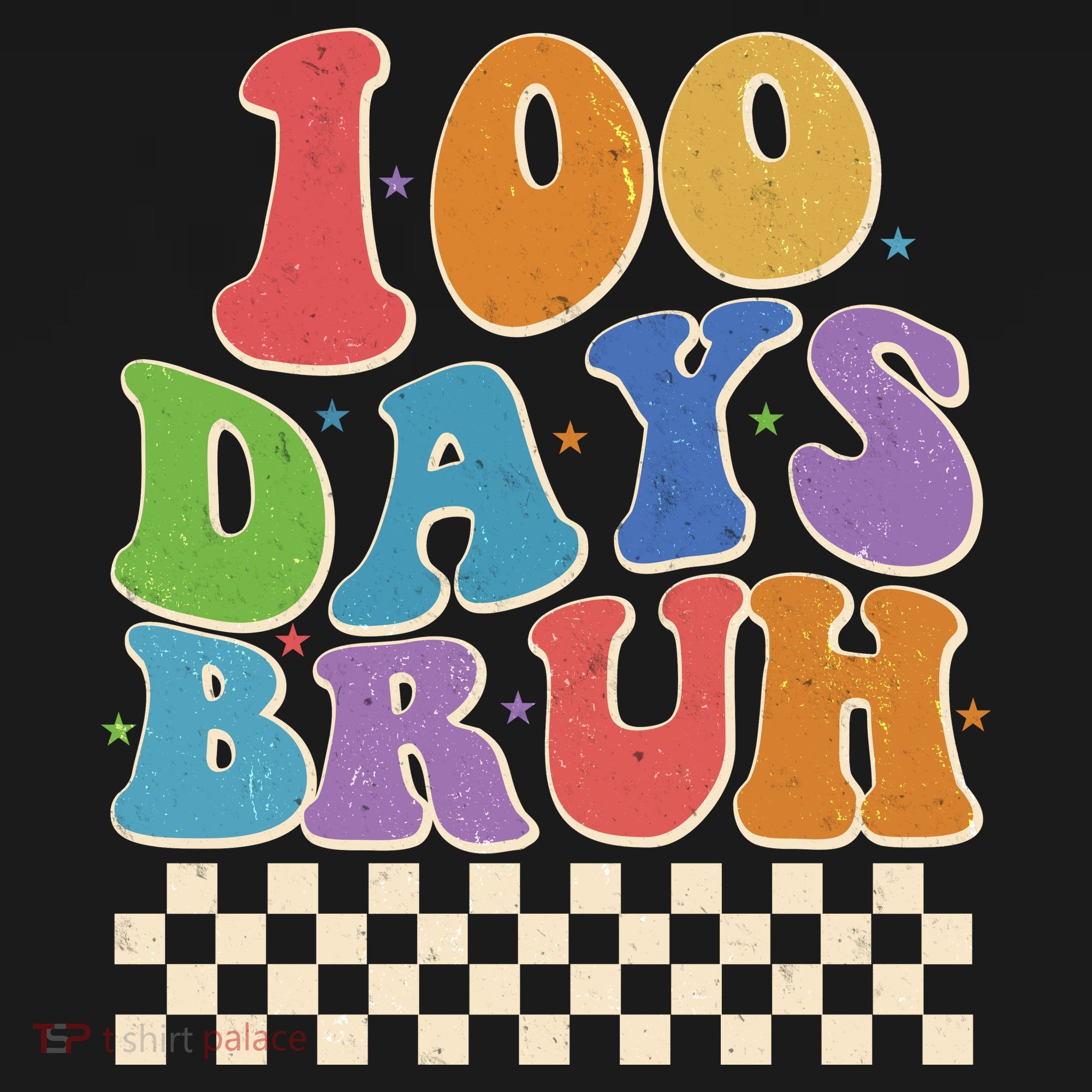 Funny Retro 100 Days Bruh 100 Days Of School Women's Hoodie