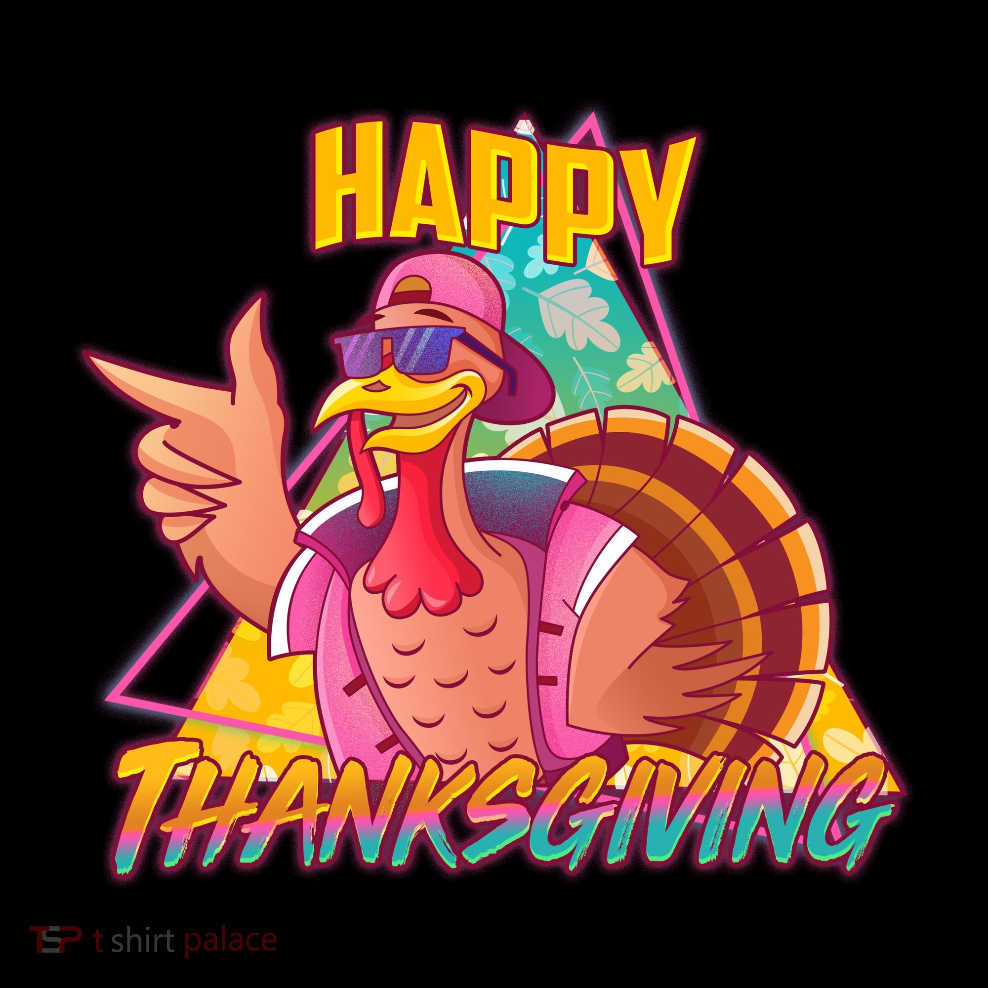 Funny Retro 80s 90s Thanksgiving Turkey Coffee Mug
