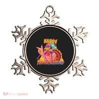 Funny Retro 80s 90s Thanksgiving Turkey Ornament thumb 0