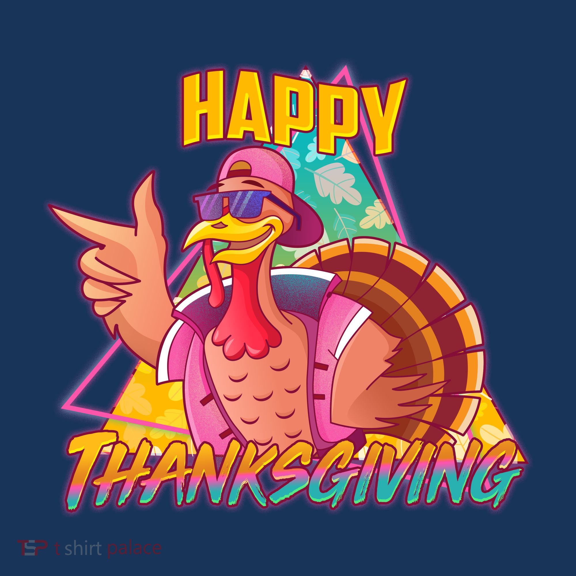 Funny Retro 80s 90s Thanksgiving Turkey Sweatshirt