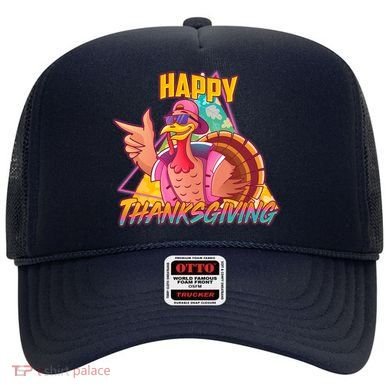 Funny Retro 80s 90s Thanksgiving Turkey Hat