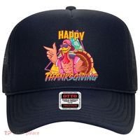 Funny Retro 80s 90s Thanksgiving Turkey Hat thumb 0