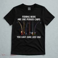 Fishing Rods Are Like Potato Chips You Can’t Have Just One T-Shirt thumb 5