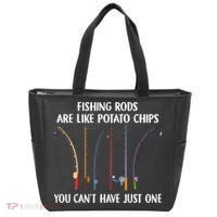 Fishing Rods Are Like Potato Chips You Can’t Have Just One Tote Bag thumb 0