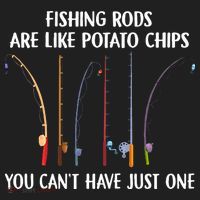 Fishing Rods Are Like Potato Chips You Can’t Have Just One Women's Sweatshirt thumb 2