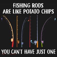 Fishing Rods Are Like Potato Chips You Can’t Have Just One Women's Hoodie thumb 2
