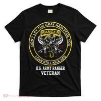 Funny Retired Army Ranger Veteran USA Military Vet T-Shirt thumb 0