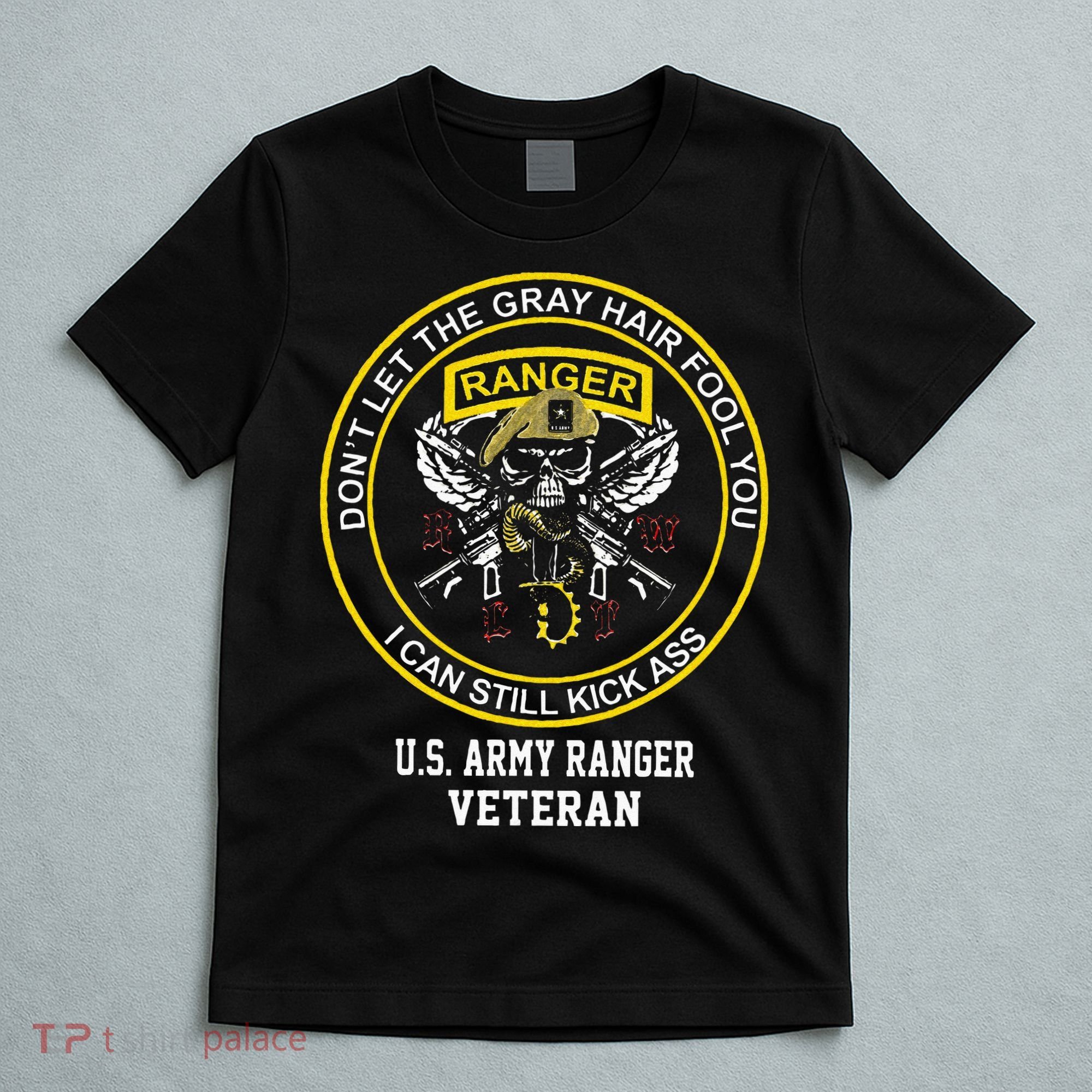 Funny Retired Army Ranger Veteran USA Military Vet T-Shirt