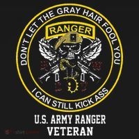 Funny Retired Army Ranger Veteran USA Military Vet Women's Hoodie thumb 2