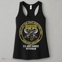 Funny Retired Army Ranger Veteran USA Military Vet Women's Tank Top thumb 3