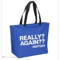 Funny Really Again History Tote Bag thumb 2