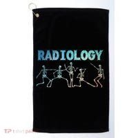 Funny Radiology Art For Women Rad Tech Radiologist Xray Golf Towel thumb 0