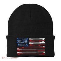 Fishing Rods American Flag Beanie thumb 0