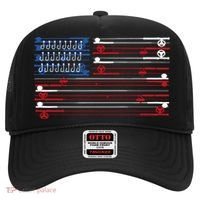 Fishing Rods American Flag Hat thumb 0