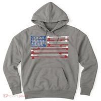 Fishing Rods American Flag Hoodie thumb 0