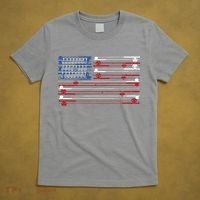 Fishing Rods American Flag T-Shirt thumb 5