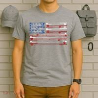 Fishing Rods American Flag T-Shirt thumb 6
