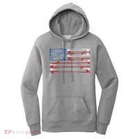 Fishing Rods American Flag Women's Hoodie thumb 0