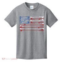 Fishing Rods American Flag Kids T-Shirt thumb 0
