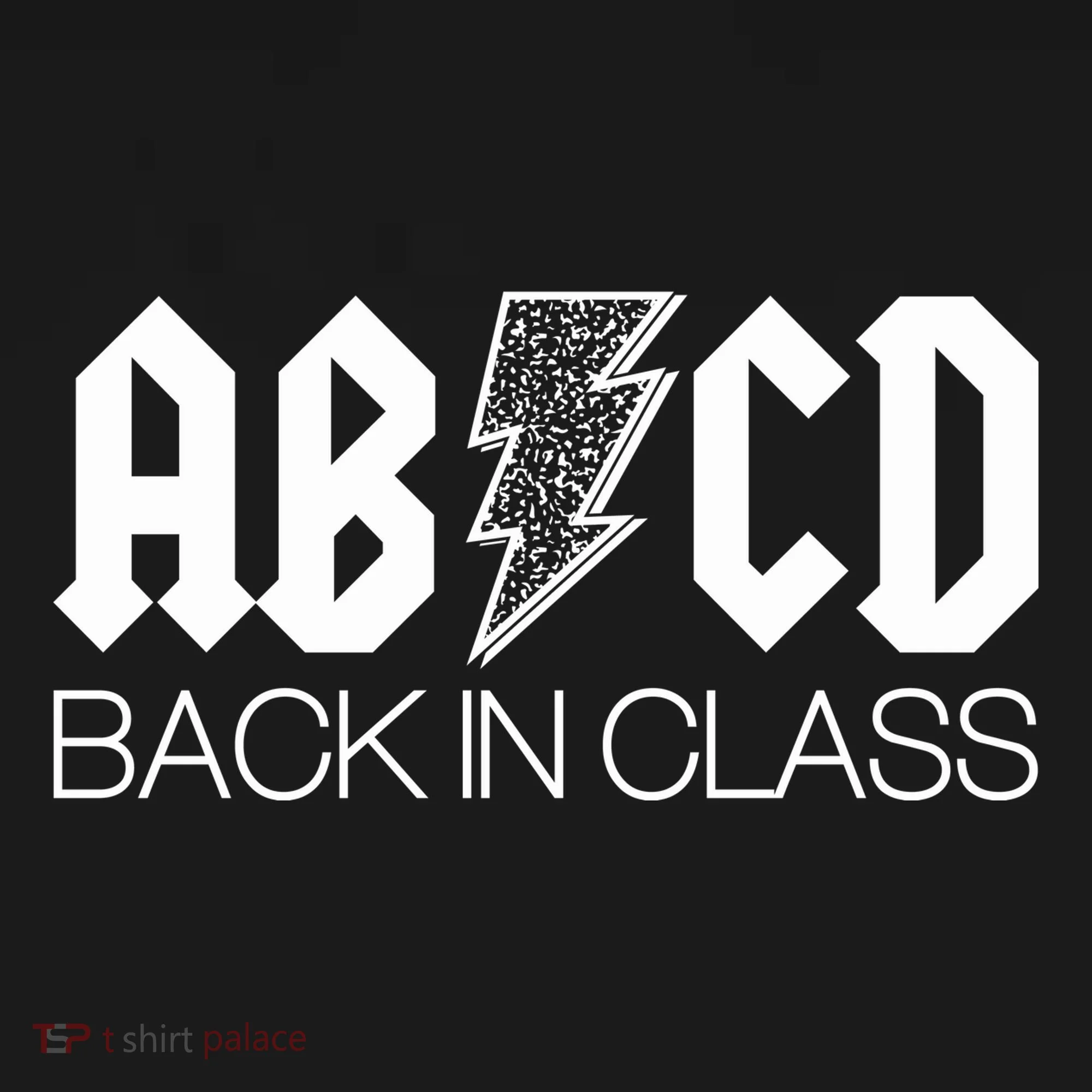 Funny Rocker ABCD Back In Class Back To School Doggie Tank