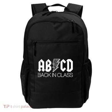 Funny Rocker ABCD Back In Class Back To School Backpack