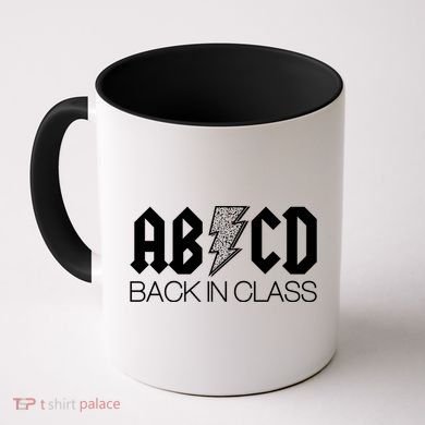 Funny Rocker ABCD Back In Class Back To School Coffee Mug
