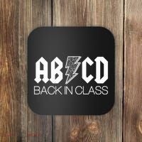 Funny Rocker ABCD Back In Class Back To School Coaster thumb 0
