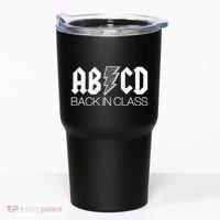 Funny Rocker ABCD Back In Class Back To School Tumbler thumb 0
