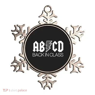 Funny Rocker ABCD Back In Class Back To School Ornament