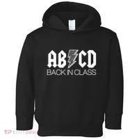 Funny Rocker ABCD Back In Class Back To School Toddler Hoodie thumb 0